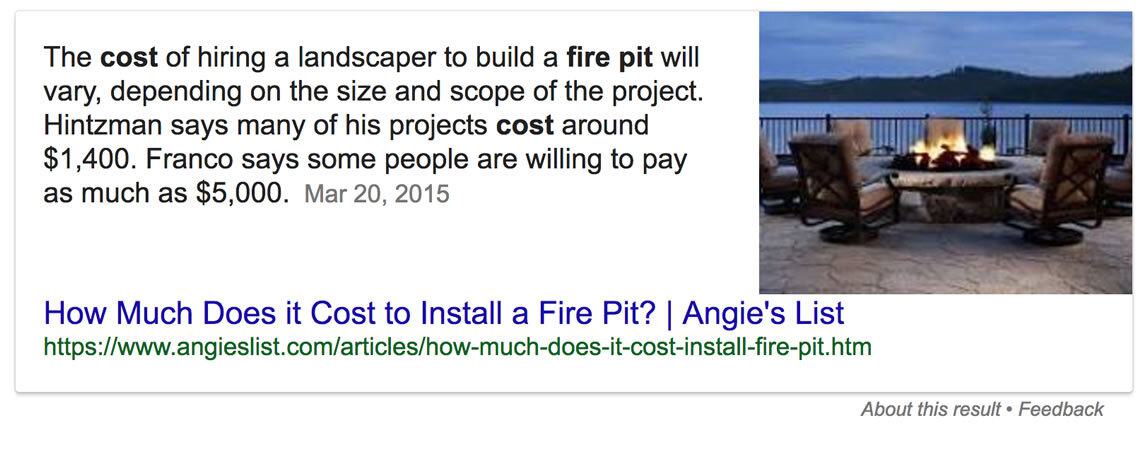 Paragraph snippet for "cost" modifier