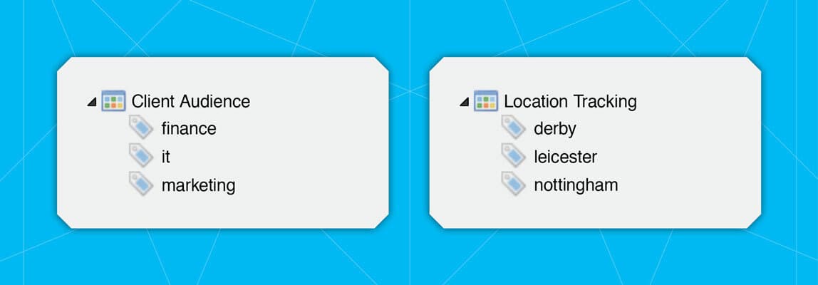 Screenshots of additional Data Views in STAT for audiences and location tracking