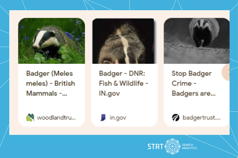 A screenshot showing three source links for an AI-generated snippet in search results.